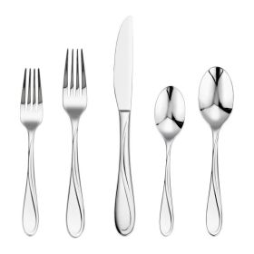 Commercial & Household 30Pcs Flatware Tableware (Type: Flatware Set, Color: Silver)